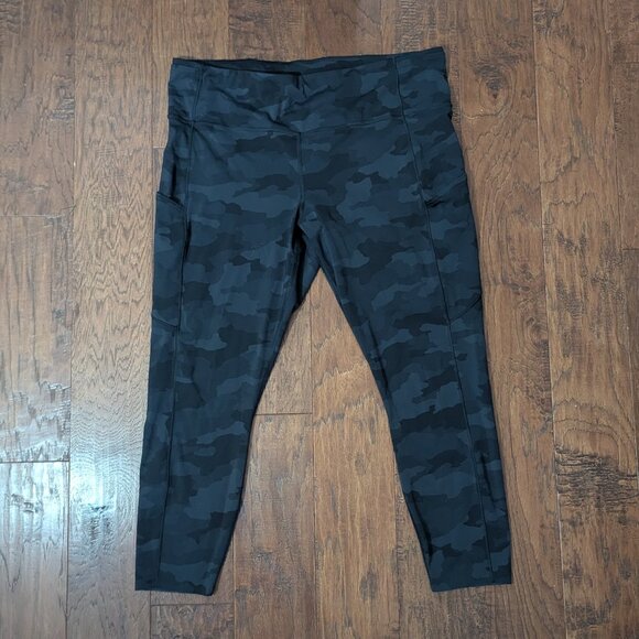 Lululemon Fast and Free Tight II 25" Nulux Incognito Camo Multi 16 - Picture 2 of 7